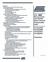 DataSheet ATmega64C1 Automotive pdf